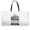 Queens Are Born In January Weekender Totes