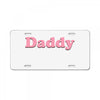 Daddy License Plate