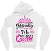 Celebrating With the 7th Birthday Queen Zipper Hoodie