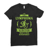 I am a Lymphoma Cancer Survivor - What's Your Superpower? Ladies Fitted T-Shirt