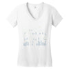 peaceful Women's V-Neck T-Shirt