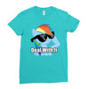 deal with it Ladies Fitted T-Shirt