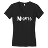 misfits Women's V-Neck T-Shirt