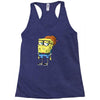 hipster spongebob squarepants Racerback Tank