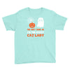 i'm the crazy cat lady Youth Tee
