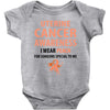 wear peach for uterine cancer Baby Bodysuit