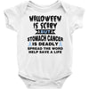 halloween is scary but stomach cancer is deadly spread the word lep sa Baby Bodysuit