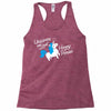 unicorns are just horny ponies Racerback Tank