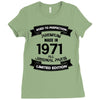 Premium Vintage 1971 Ladies Fitted T-Shirt