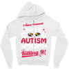 super cool autism mom Zipper Hoodie