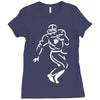 undefeated stencil football Ladies Fitted T-Shirt