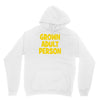 grown adult person Unisex Hoodie