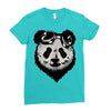 sunglasses panda Ladies Fitted T-Shirt