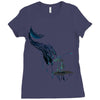 chance of scattered showers Ladies Fitted T-Shirt