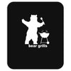 bear grills bbq funny Mousepad