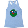 who watches the pizza Racerback Tank