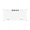 army rust License Plate