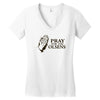 pray for the olsens Women's V-Neck T-Shirt