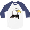 bald eagle 3/4 Sleeve Shirt