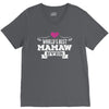 World's Best Mamaw Ever V-Neck Tee