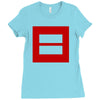 equality for all sign marriage equality t shirts t shirt Ladies Fitted T-Shirt