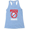 zombie  do not feed the zombies fun Racerback Tank