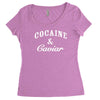 cocaine and caviar   mens hoodie cocain Women's Triblend Scoop T-shirt
