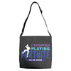 i Stopped Playing Fortnite To Be Here Adjustable Strap Totes