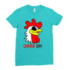 Chiken Ladies Fitted T-Shirt
