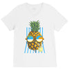 pineapple sunbathe V-Neck Tee