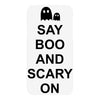 say boo and scary on 2 iPhoneX