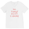 this t shirt belongs to negan V-Neck Tee