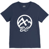 bc mountains british col V-Neck Tee