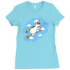 unicorn magic Ladies Fitted T-Shirt