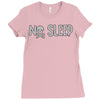 no sleep white Ladies Fitted T-Shirt