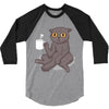 catffeinated 3/4 Sleeve Shirt