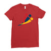 red blu yellow Ladies Fitted T-Shirt