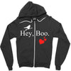hey boo Zipper Hoodie
