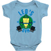 leo's gym Baby Onesie