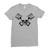 skull pisto Ladies Fitted T-Shirt