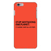 stop destroying our planet it's where i keep all my stuff geek tee shi iPhone 6/6s Plus Case