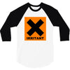 irritant symbol joke 3/4 Sleeve Shirt