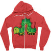 funny animal Zipper Hoodie