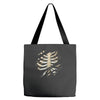 torn rib cage Tote Bags