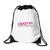 crazy ex girl friend Drawstring Bags