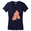wolf Women's V-Neck T-Shirt