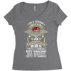 I'm A Veteran Dad T Shirt Women's Triblend Scoop T-shirt