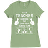 This Teacher Survived The 2016 2017 School Year Ladies Fitted T-Shirt