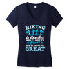 Hiking ıs Like Sex Women's V-Neck T-Shirt