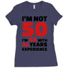i am not 50 Ladies Fitted T-Shirt